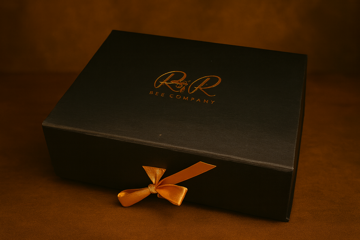 Candle and Honey Gift Box